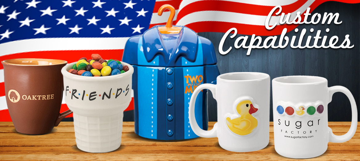 American Made Ceramic Manufacturer. Made in USA Mugs